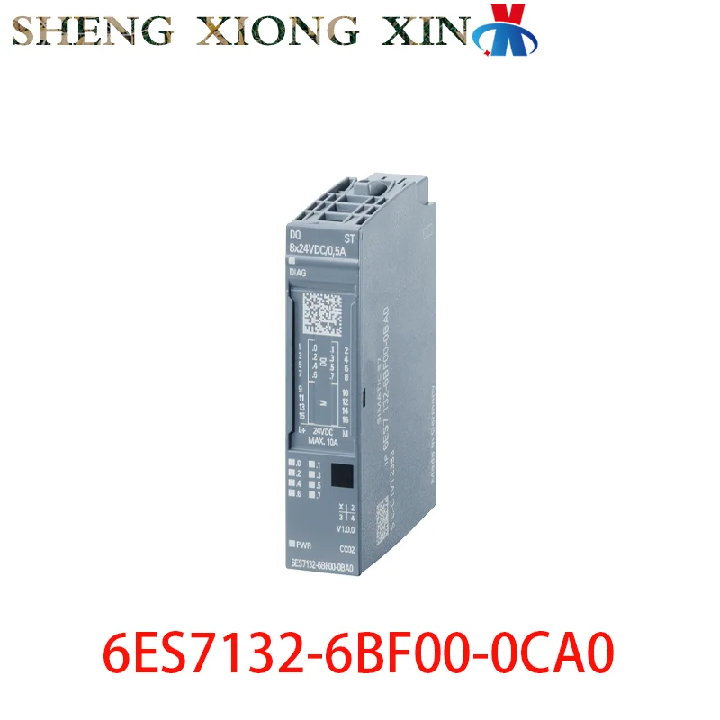 

6ES7132-6BF00-0CA0 ET 200SP, Digital Output Module, DQ 8x 24VDC/0,5A High Feature, Source Output PNP