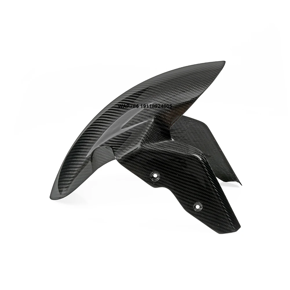 

100% Carbon Fiber Front Fender Replacement S1000RR /S1000R/ HP4/ S1000XR in Twill Weave 100% Glossy Finish Black