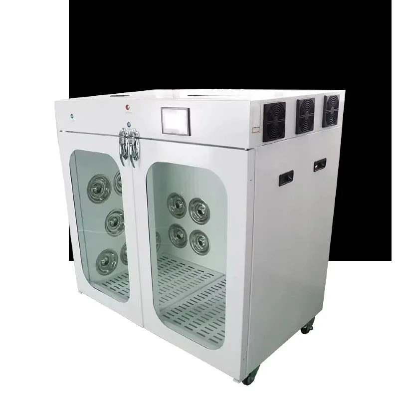 Pet Dryer Stainless Steel Portable Cat and Dog Dryer Room Box, Easy to Use and Charging Power