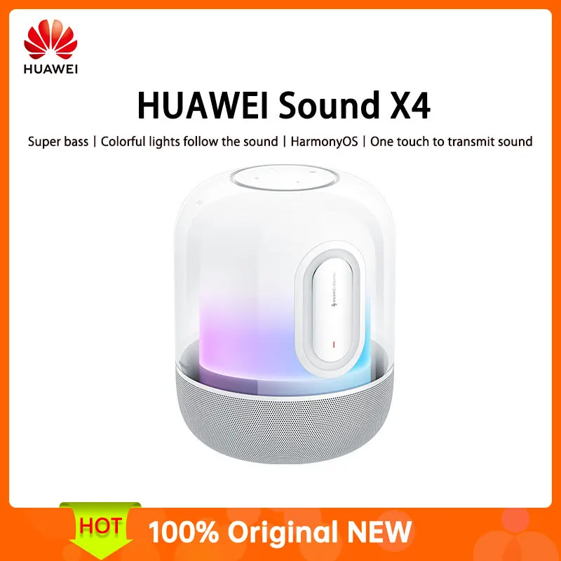 Huawei Sound X4 smart speaker supports English HarmonyOS, one-touch voice transmission, Bluetooth 5.0, NFC, WIFI