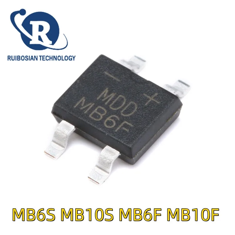 50 Buah/Lot MB6S MB10S MB6F MB10F SOP-4 Penyearah Jembatan