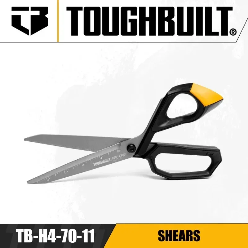 

TOUGHBUILT TB-H4-70-11 Shears Construction Industrial Strength Scissors 11" Thin Iron Shears Hand Tools