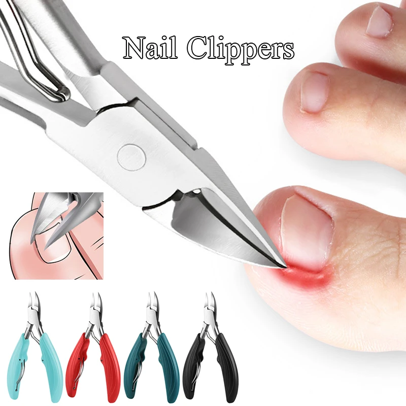 1Pc Nail Scissors Cuticle Clipper Manicure Nippers Dead Skin Remover Stainless Steel Pedicure Tool Trimmers Eagle Beak Plier