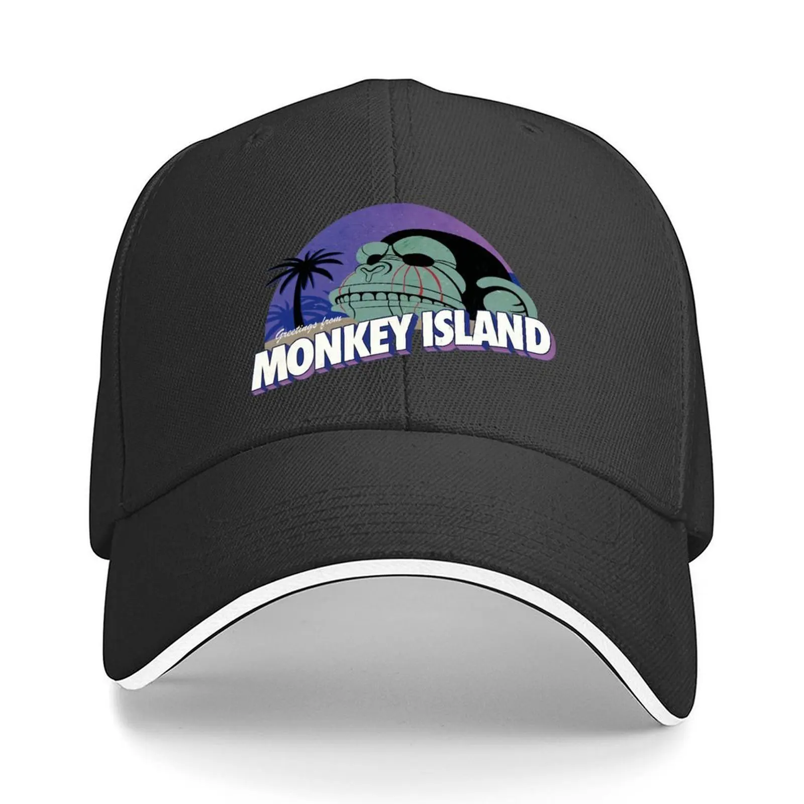 

GREETINGS FROM MONKEY ISLAND Baseball Cap Sports Cap Icon Beach Bag New Hat Women Beach Fashion Men's