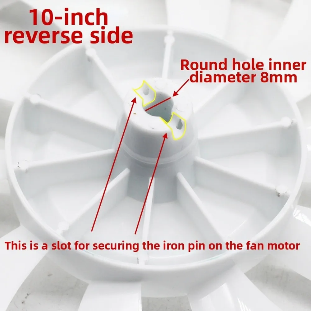 Thickened PP 20-Blade Electric Fan Replacement 10 12 Inch Silent Wind Wings For Floor Standing Fan Air Cooling Home Garden Tool