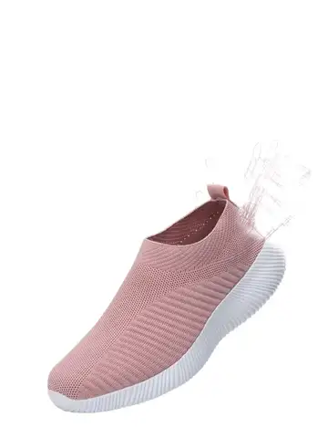 Women Vulcanized Shoes High Quality Women Sneakers Slip On Flats Shoes Women Loafers Plus Size 42 Walking Flat