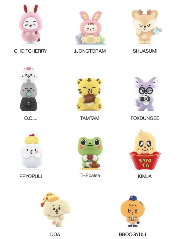 Original Pop Mart Miniteen Seventeen Healing Moments Serie Figuren Blind Box Beflocktes Sammler-Spielzeug Mystery Box Geschenk für Fans