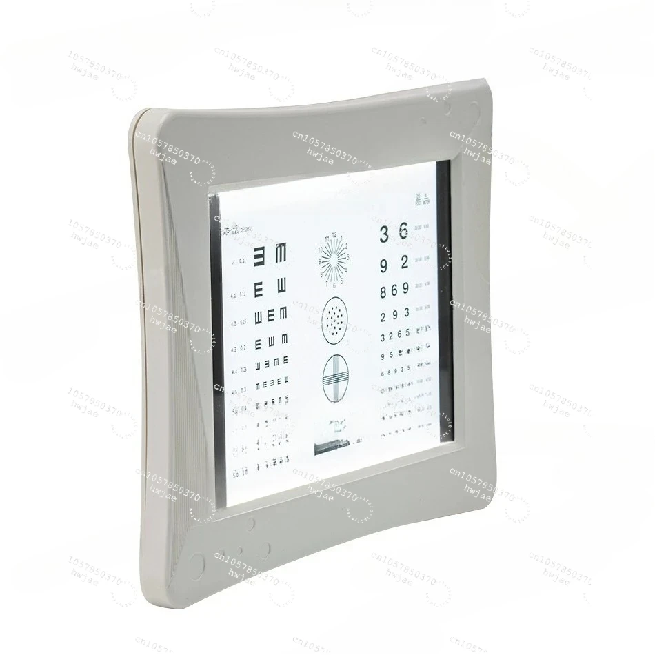 LED Near Vision Chart Light Box Multifunctional Eye Test Device Rechargeable Plug-in for Astigmatism