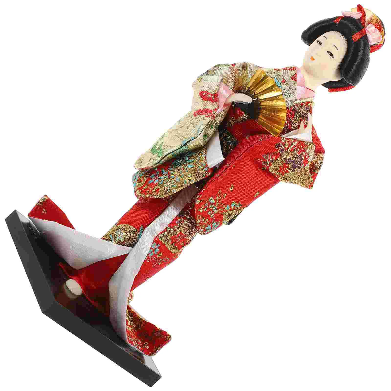 

Nolitoy Home Decor Geisha Kabuki Doll Model Japanese Kimono Maiko Figurine Oriental Car