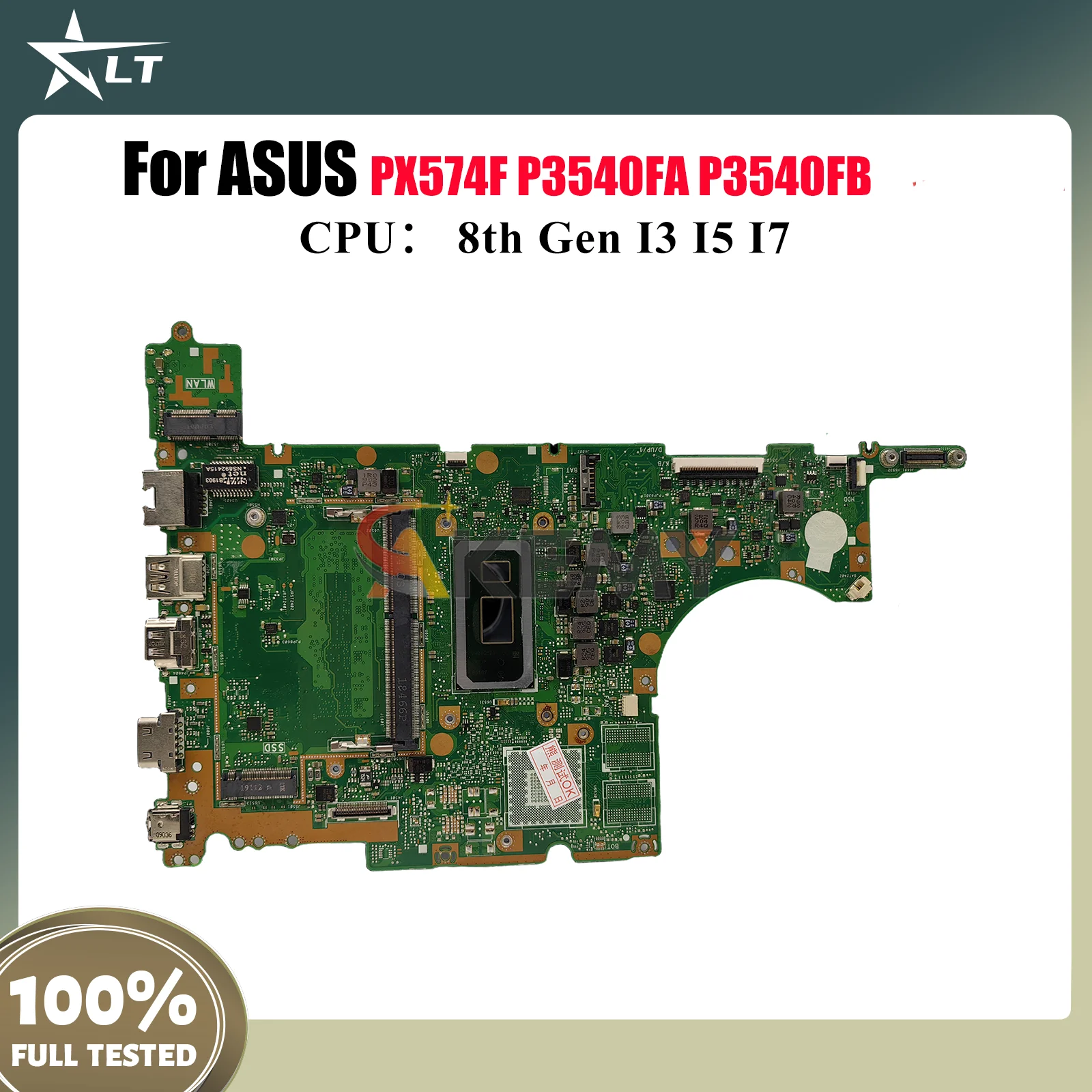 

P3540FA Материнская плата для ноутбука ASUS ProArt P3540F P3540FA P3540FB PX574F Материнская плата для ноутбука с процессором I3 I5 I7 100% tests OK stk