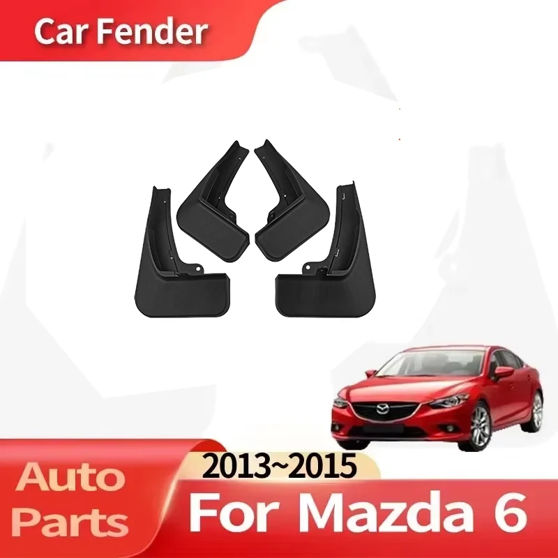 

Auto Accessories For Mazda 6 Atenza 2013~2015 Lining Car Fender Anti-sand Splash Mud Guard Skin Punch-free Installation Car Tool