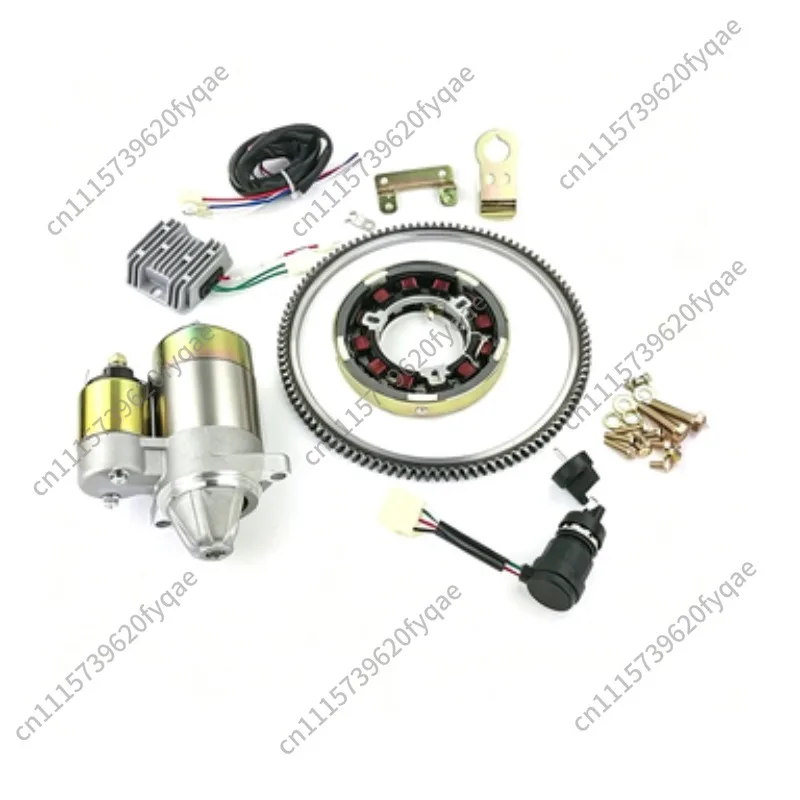 Air-cooled diesel engine, micro-tiller, accessories 173F 186FA 188F 192 electric start, full set of starting modification