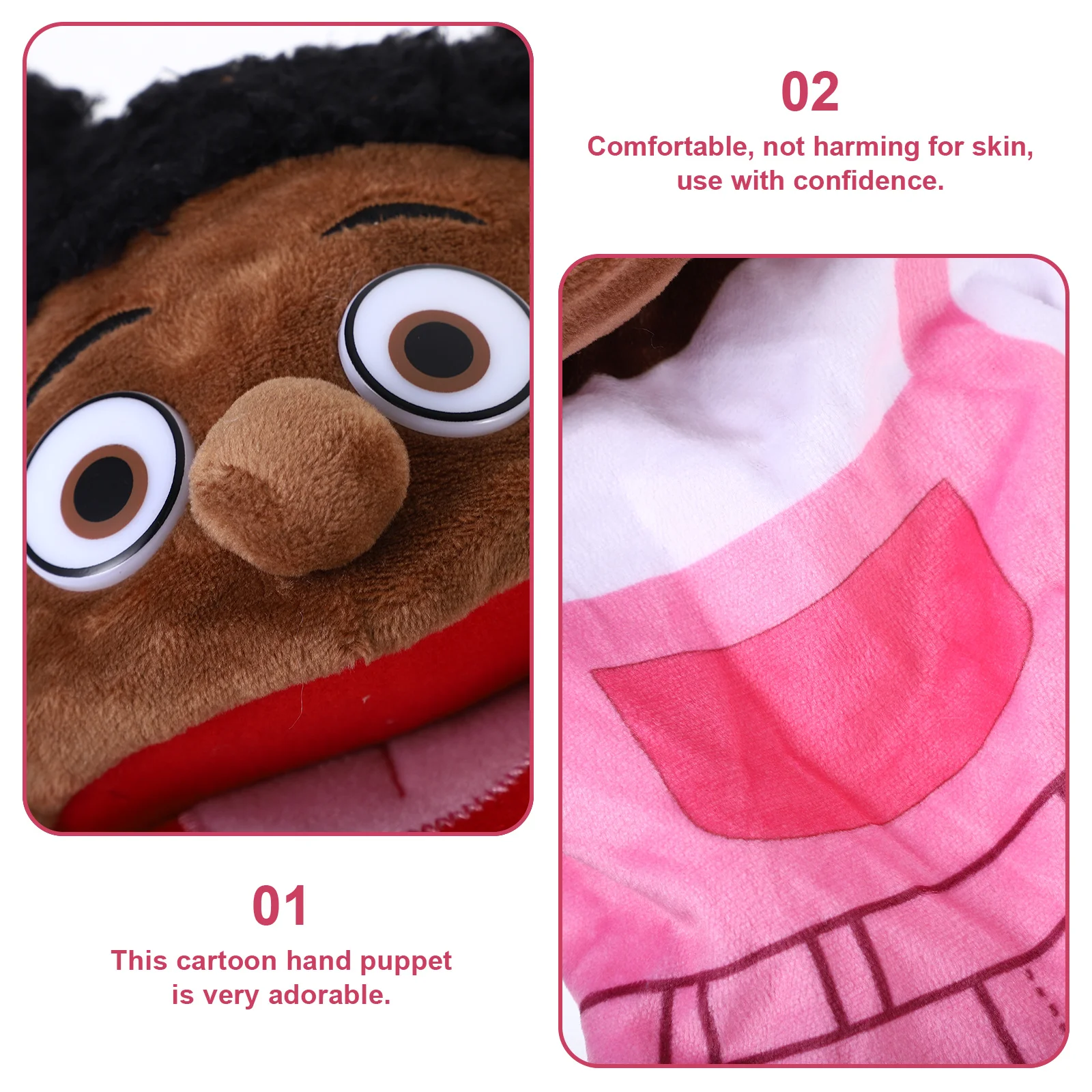 Marioneta de mano de dibujos animados para contar historias, interacción familiar, marionetas de mano educativas, figura creativa para niños y adultos, 1 ud.