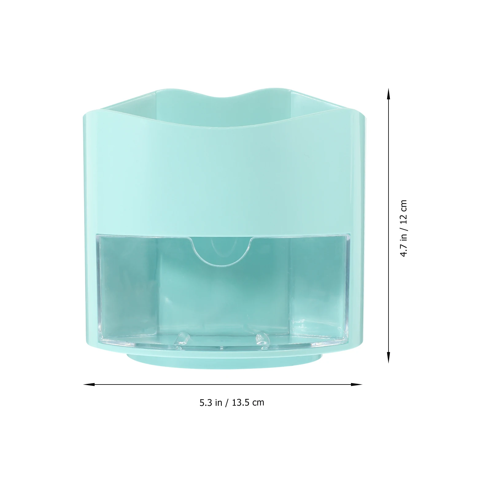 

Large Capacity Rotating Pencil Holder Practical Desktop Organizer Compartment for Makeup and Stationery