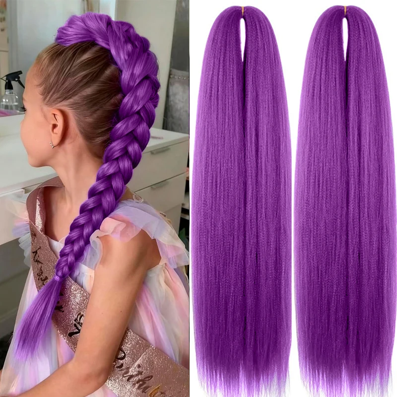 Purple Braiding Hai… - image