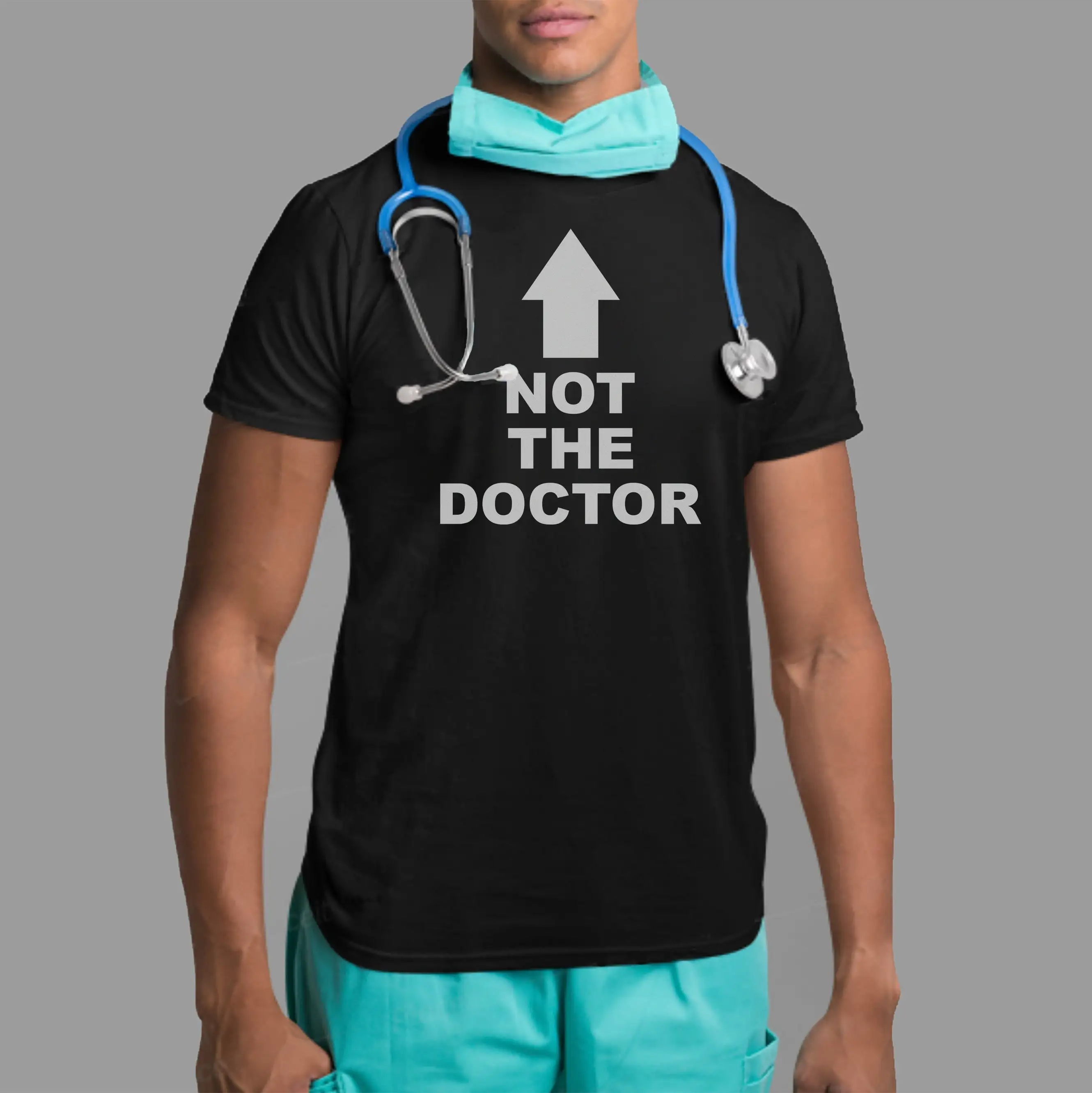 Not The Doctor T-Shirt Lustige Murse Nurse Nursing Humor Er Ed Rn Icu Emergency Room Tech