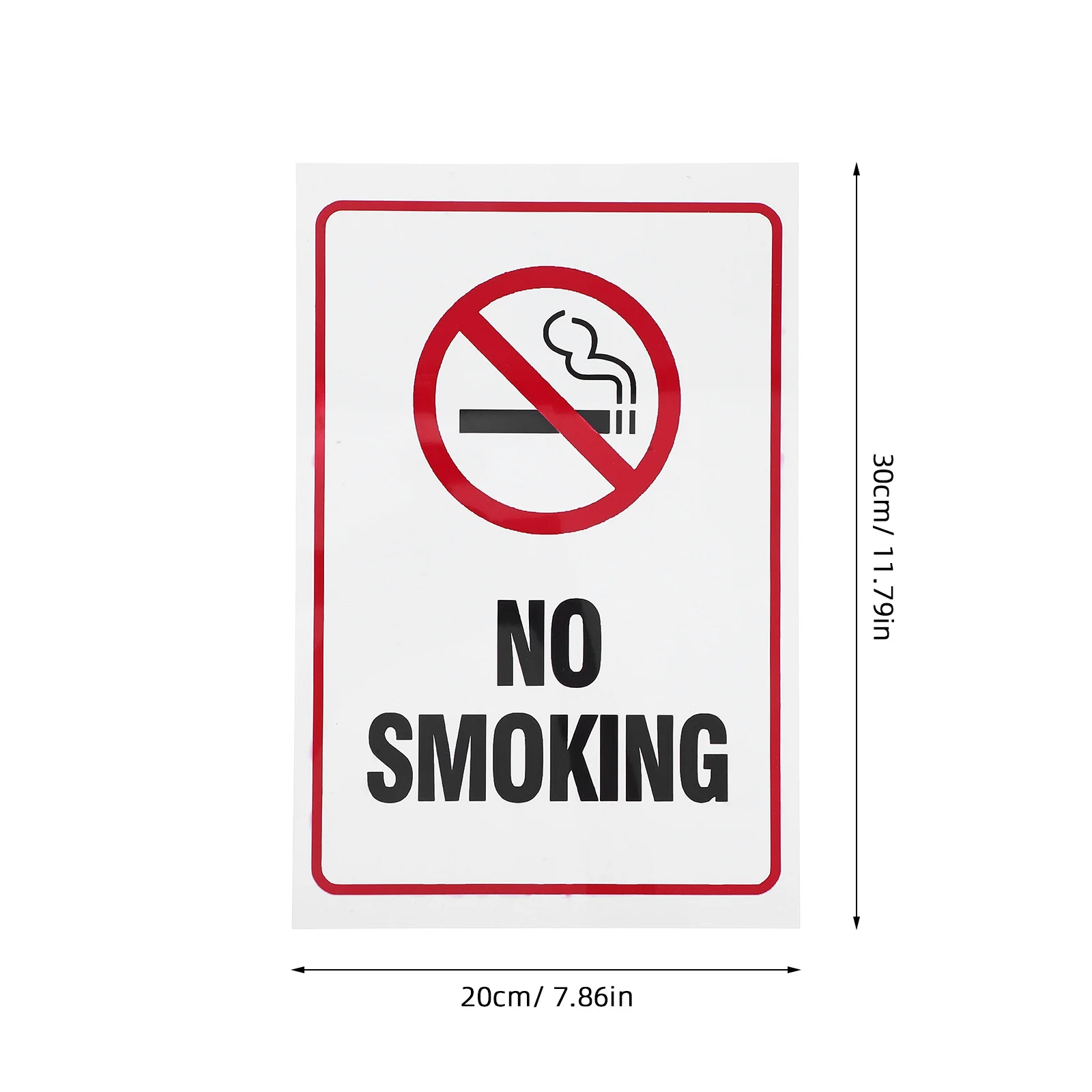 ممنوع التدخين علامة الألومنيوم علامة تحذير للمنزل فندق مقهى الأعمال في الهواء الطلق غير لاصق علامات تحذير المرور السلامة #2