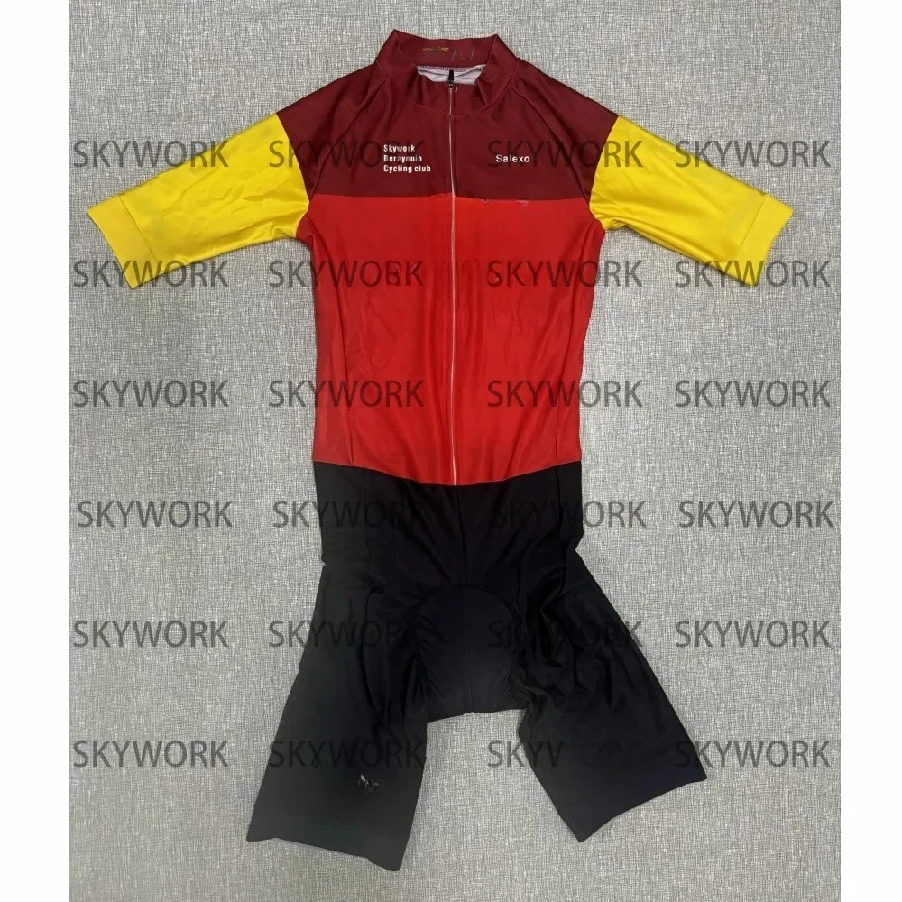 

2026 New LASER CUT Skinsuit Cycling Short Sleeved Jumpsuit TEAM Bodysuit SHORT Cycling Jersey Bike Maillot Ropa Ciclismo
