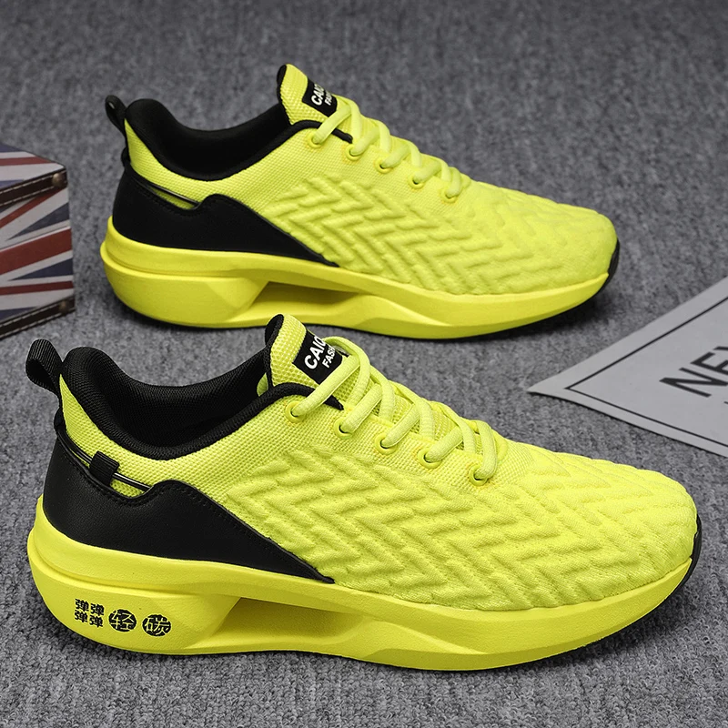 

Men's Footwear Collection: Breathable Sneakers, Luxury Trainers, Casual Loafers, and Running Shoes.