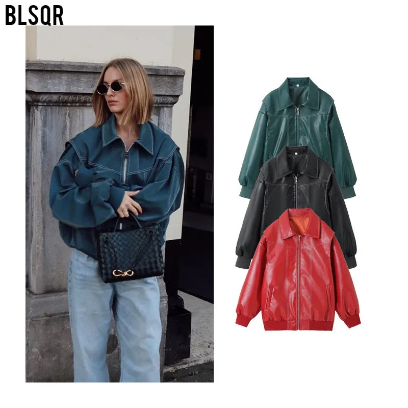 

2025 Autumn And Winter New Women's Fashion Loose American Style Jacket Coat M6285