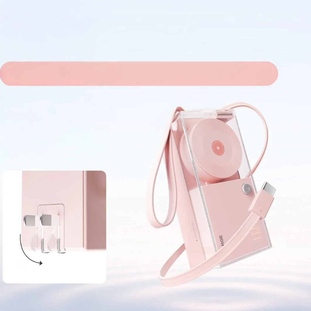 Power bank 3C certification can be put on the plane, flash pole record three-in-one power bank device with plug