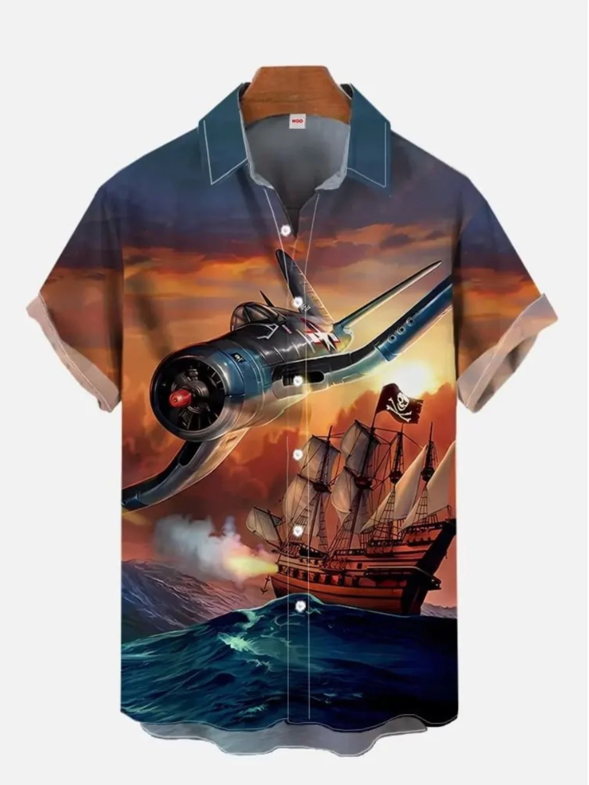 

Faionable Digital Print ort Sve Мужская дышащая молодежная повседневная одежда с воротником-стойкой All Seasons