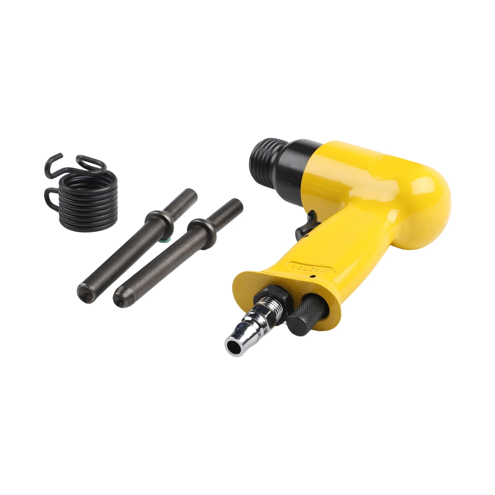 Air-Driven Pneumatic Riveting Machine with Quick-Change Chisels and Four Drill Bits for Reliable and Industrial Applications