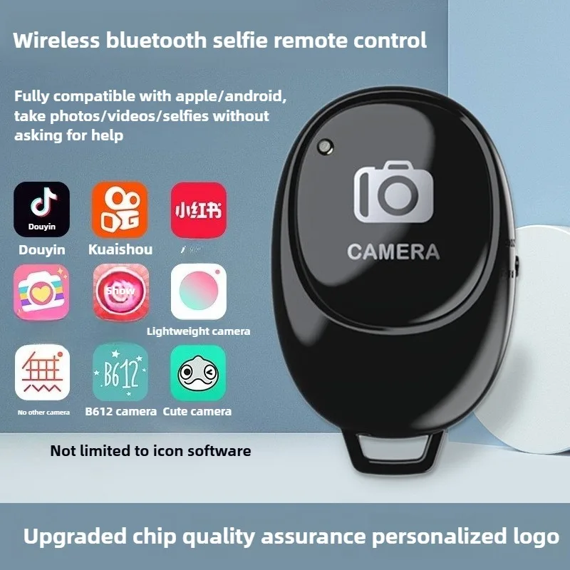 Bluetooth Remote Control - Multi-Function Rechargeable, Selfie/Video Shutter Controller for Android & iOS Phones