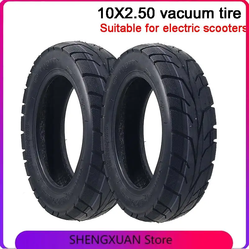 

10x2.50 Tubeless Tire Wear-Resistant High-Quality Vacuum Tyre for Electric Scooter Front and Rear Wheel Replacement Parts