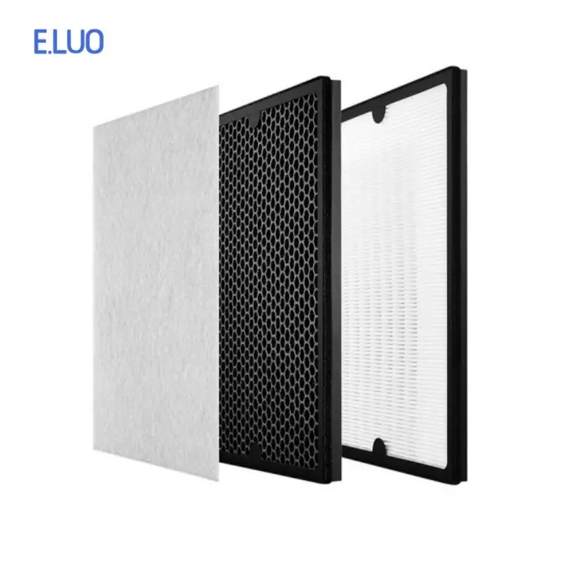 

3Pcs/Set Replacement for Philips 4123 Suitable Ac4002/4012 Air Purifier Filter 4124+4123 Activated Carbon Hepa Filter Element