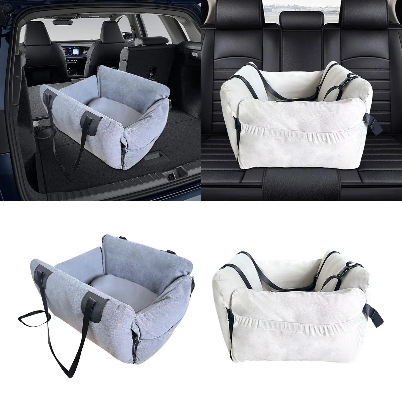 Dogs Booster Seat Dog Handbag Carrier Puppy Travel Car Seat Fittings Dog Seat Car Dog Seat for Small Dogs Small Pets