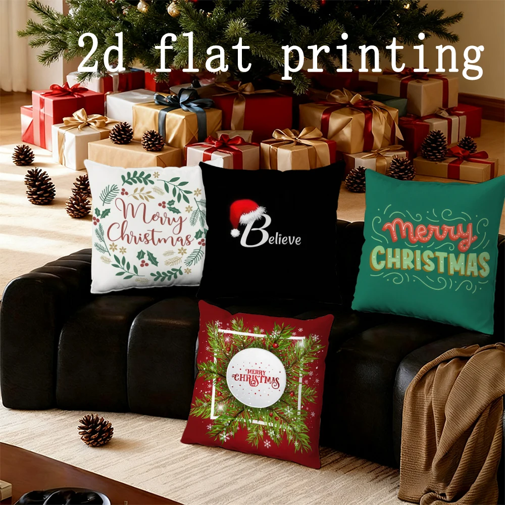 

Домашний декор, наволочки с Рождеством и верем, наволочка с рисунком, подходит для дивана, спальни, автомобиля, наволочка