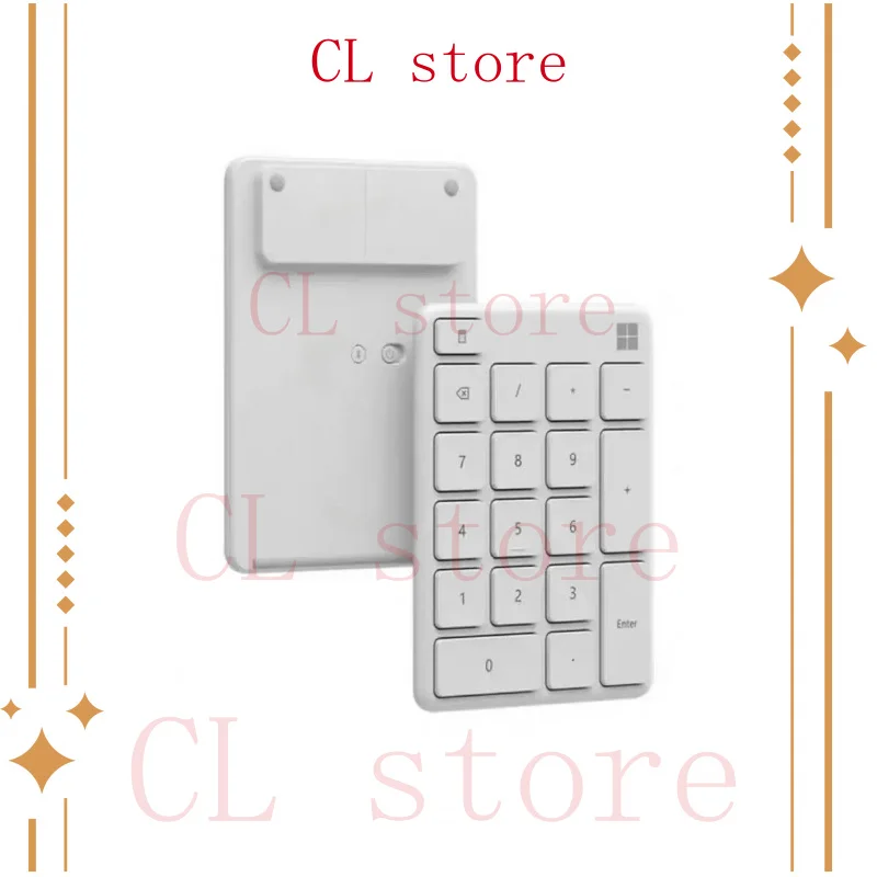 NEW FOR Microsoft Number Pad, Numeric keypad Glacier, White/ Black - 23O-00025