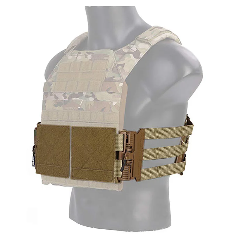 Tactical Vest Quick Release Cummerbund MOLLE Plate Quick Removal Buckle Kit for JPC CPC NCPC Vest Waist Belt Paintball Accessory