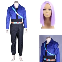 Anime Ball Trunks Combats Cosplay Costume with wig Custom Made