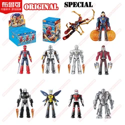 BLOCKEES Original MARVEL THE INFINITY SAGA Movie Peripheral Toy Spiderman Star-Load Galaxy Vol.2 Movable Model Figure Collection