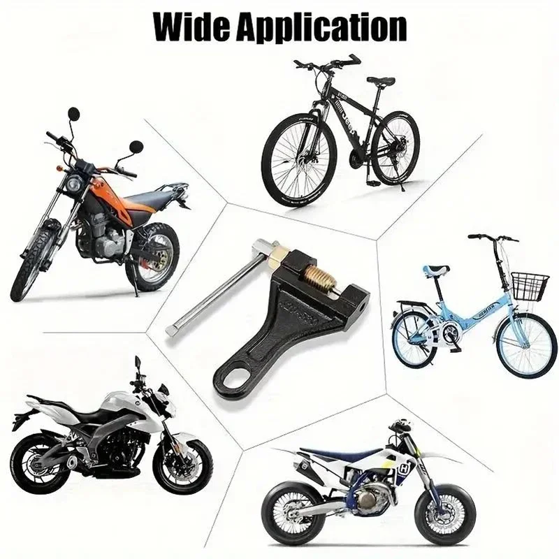

Universal Carbon Steel Spanner Link Splitter Pin Remover 420-530 Chain Breaker Cutter Repair Tools For Motorcycle Bike ATV
