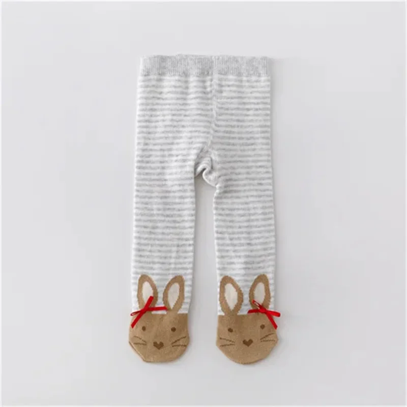 Spring Newborn Baby Girls Tights Knitted Stockings for Girls Cotton Infant Tights For Girls Casual Toddler Pantyhose 0-12Month
