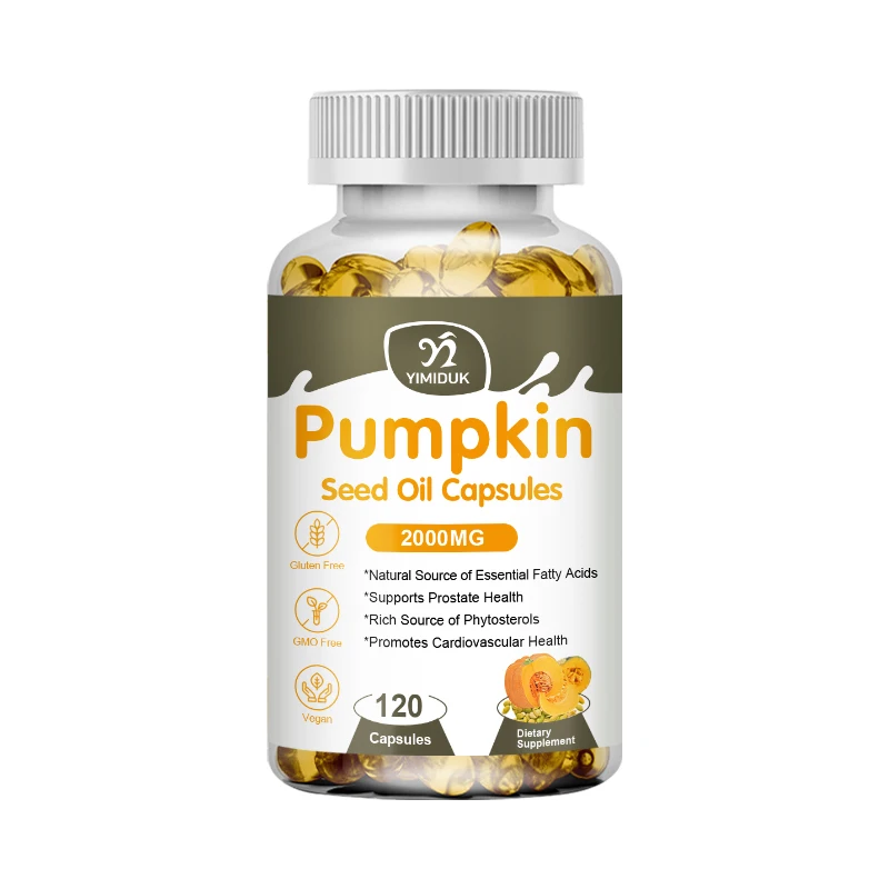 

Pumpkin Seed Oil with Saw Palmetto, Essential Fatty Acids & Phytosterols - Supports Hair, Urinary, Bladder & Prostate Health