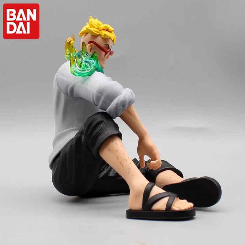 One Piece Gk Marco Sitting Resonance Series Four Emperors White Beard Tide Clothes Action Figures Model Ornaments Toy Gift