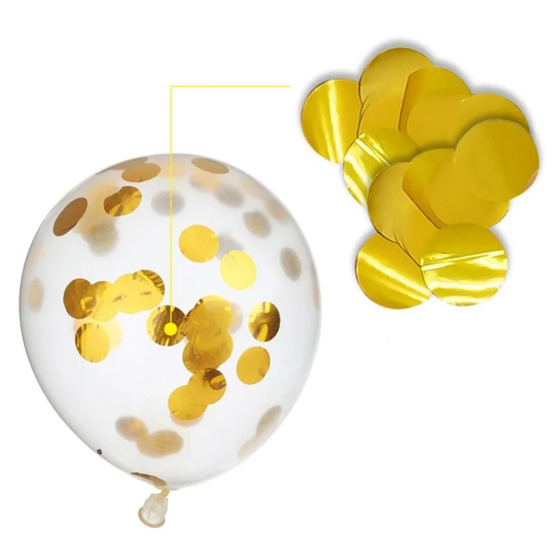 12 inch 36 inch thickening balloons fill in golden reflective paper balloon for weddings birthdays party festivals celebrations