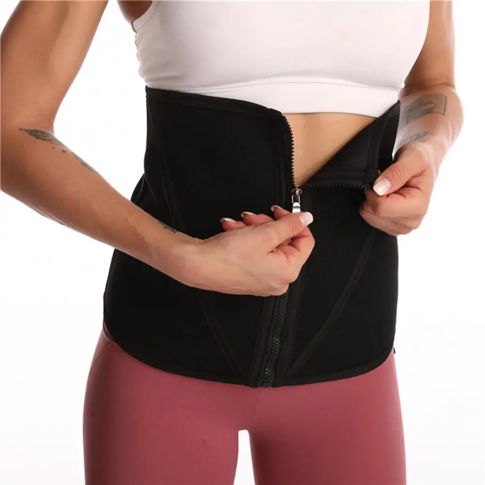 Waist Support Women Waist Trimmer Belt Trainer Sweat Belly Band Waistband for Weight Loss Sports Safety