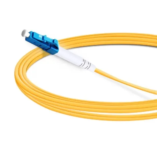 Simplex OS2 Single Mode LC UPC‑FC UPC Fiber Patch Cord LSZH 2.0mm for Telecom ODF Network