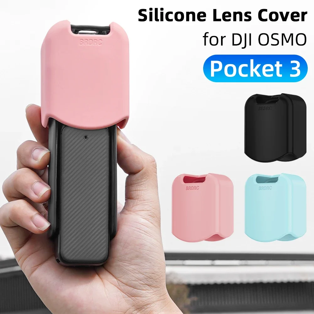 

Lens Cover for DJI OSMO Pocket 3 Silicone Protective Case Shockproof & Anti-scratch Lens Protection for Pocket3 Accessories