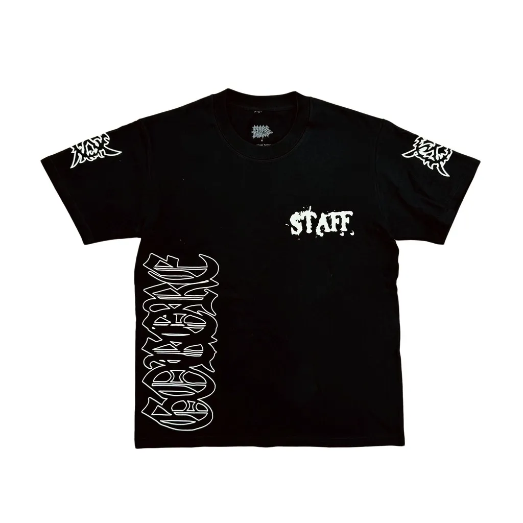 New Men Antagonist 2.0 Tour merch Kencarson Staff T Shirts T-Shirt Hip Hop Skateboard Street Cotton T-Shirts Tee Top Opium E153
