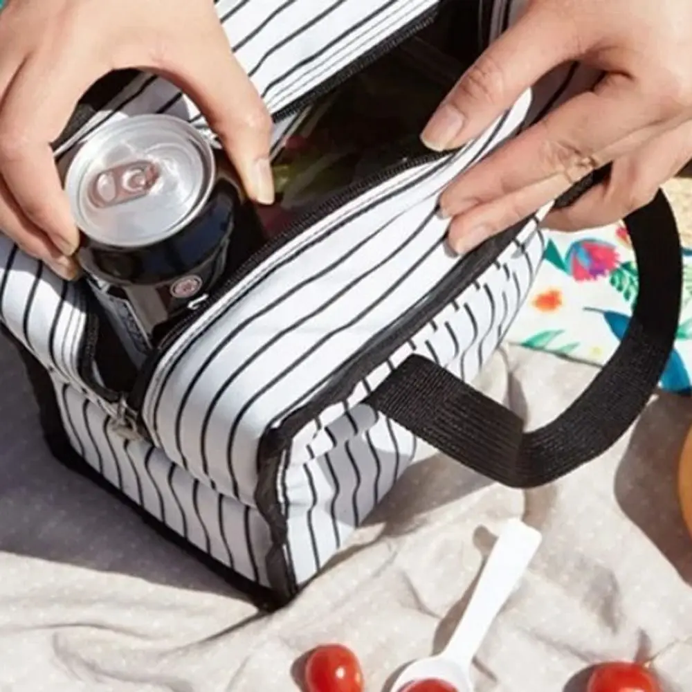 

Food Bags Thermal Insulated Picnic Bags Handbag Portable Waterproof Insulated Lunch Bag Keep Fresh Cooler Camping Picnic