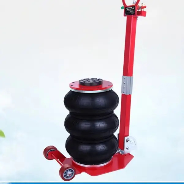 

Equipment Garage Repair Shop Car Jack 3 Tons Pneumatic Car Jack Triple-bag Air Jack Hand-end Type Car Lifting 15CM-40CM