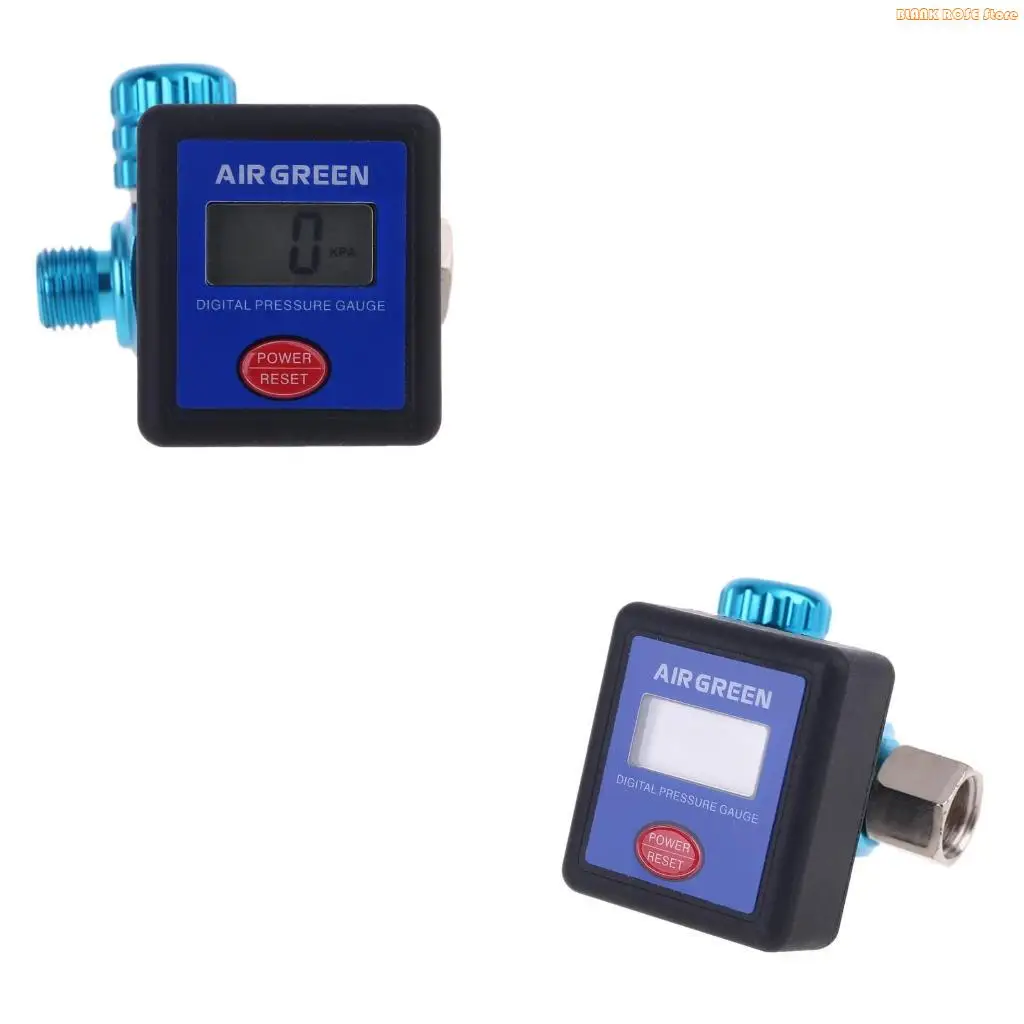 K1AE Pressure Gauge for w/ Auto-off Function Aluminum Pressure Gauge 1/4