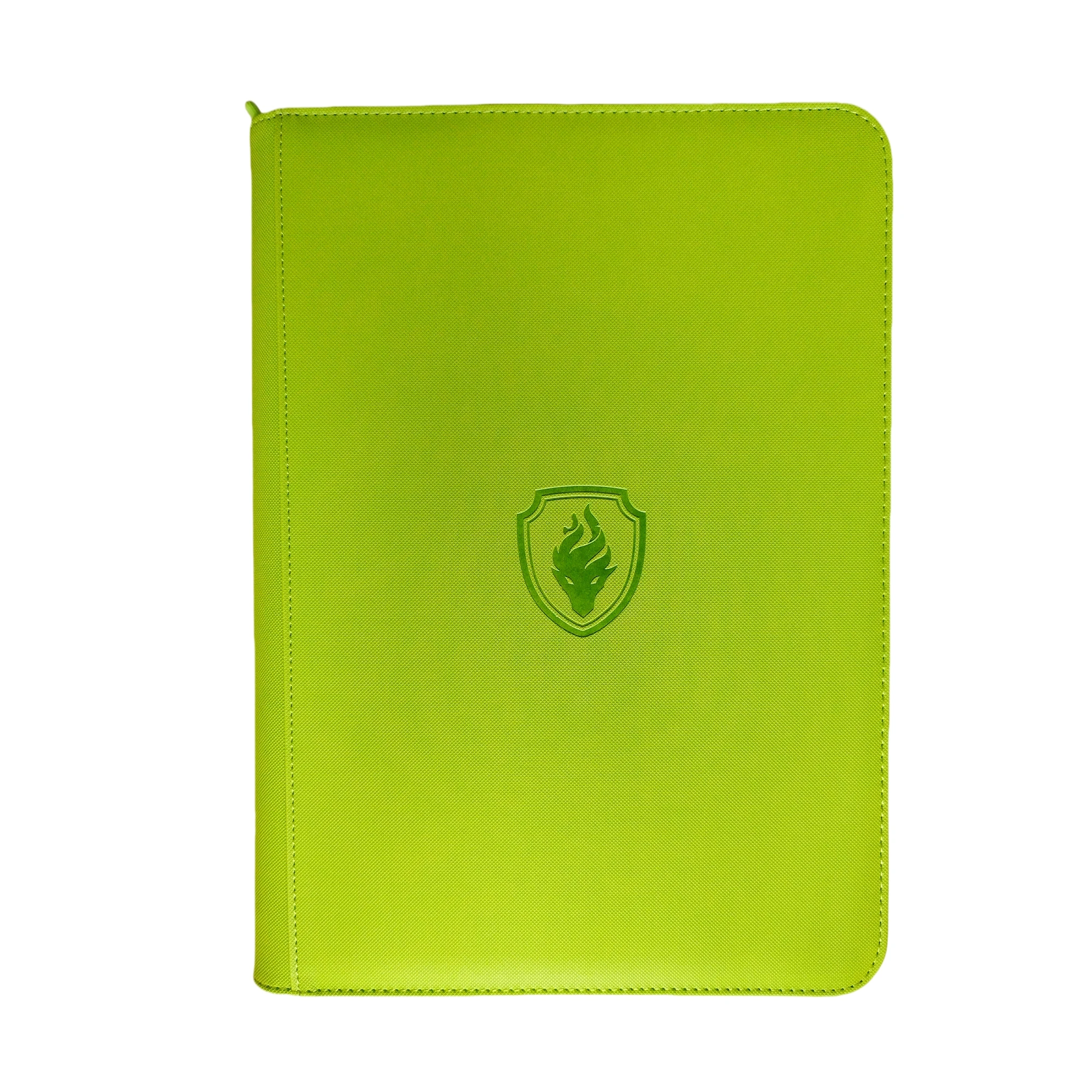 9 Pocket Trading Card Binder, Pu Cover Rits Card Collectie Album, Stevige 360 Zijdelings Laadende Kaartmap Houder Voor Gamekaarten