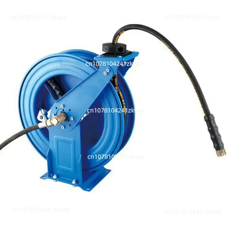 Automatic Telescopic Pipe Reel Self-Locking High Pressure Washer 15m High Pressure Water Drum Pipe Wrapper Pipe Reel